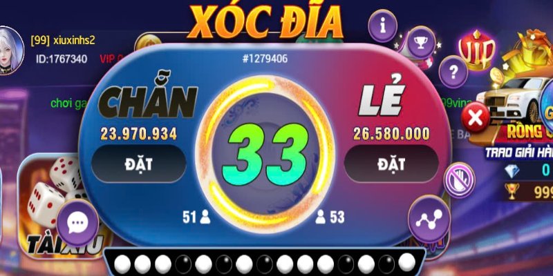 Chẵn Lẻ cũng là một trò chơi nằm trong game Tài Xỉu của 99vin