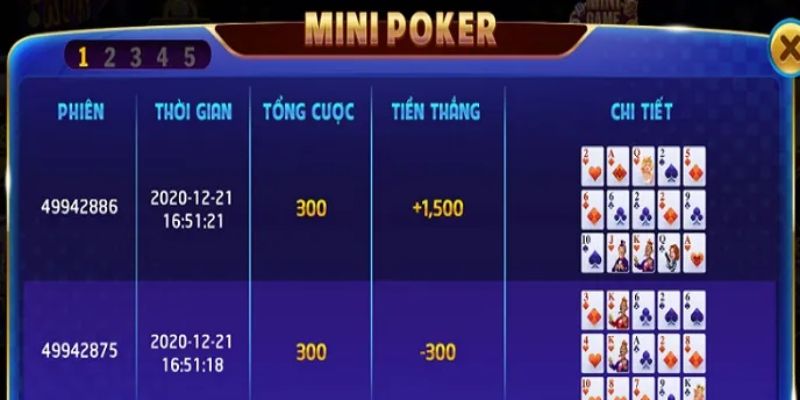 Điều chỉnh tốc độ quay hợp lý khi chơi Mini Poker